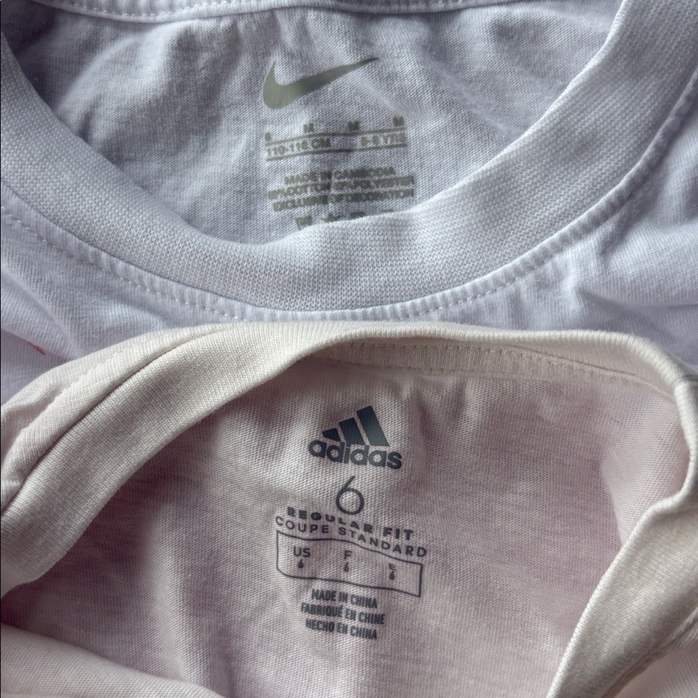 Girls athletic cropped tees size 6 - Picture 2 of 8